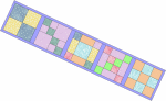 Block-a-Day Table Runner from BOMquilts.com