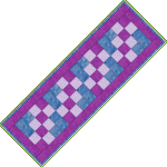 Easy Table Runner #3 from BOMquilts.com
