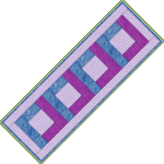 Easy Table Runner #5 from BOMquilts.com