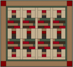 Winterset Bricks by BOMquilts.com