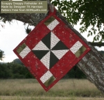 Scrappy Snappy Potholder #4 from BOMquilts.com