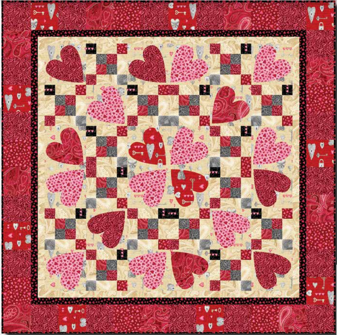 Valentine Quilt Wall Hanging Valentine S Day Patchwork Quilt Heart For Most Of My Quilts And