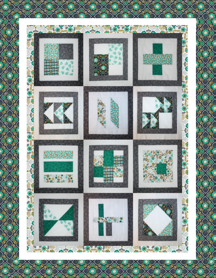 Free Block of the Month Quilt Pattern Botanical Beauty