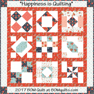 Free Block of the Month Pattern, quilting