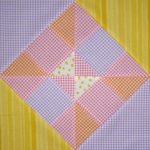 "Harry Loves Alice" 2019 Free Block of the Month Quilt from BOMquilts.com designed by TK Harrison. Block #7 - Storm Signal. Made by Meloney F.