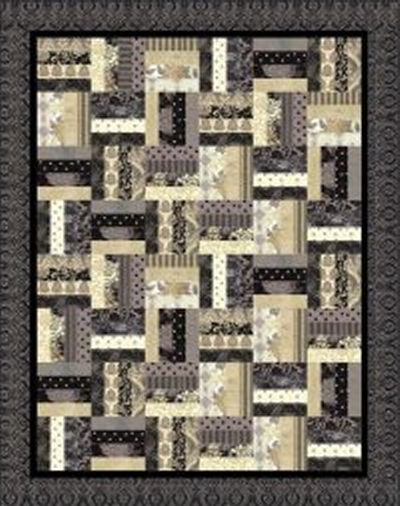 “Rail Fence” Free Charity Quilt Pattern designed & from Quilts for Kids