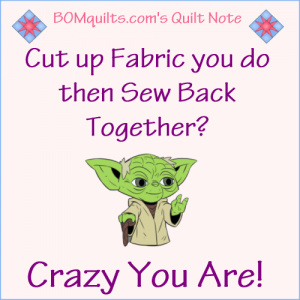 BOMquilts.com's Meme: Crazy are you?!