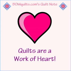 BOMquilts.com's Meme: Quilts are a Work of Art!