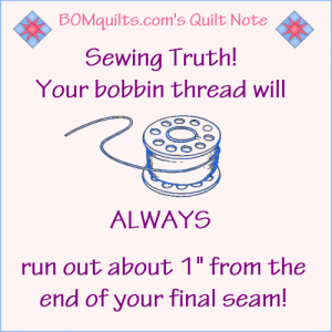 BOMquilts.com's Meme: Sewing Truth!