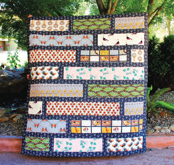 “Rural Backyard” Free Easy to Sew Quilt Pattern designed by Brett Lewis & Jonathan Hamill from Birch Organic Fabric