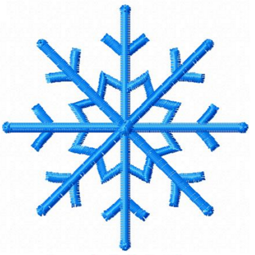 “Snowflake” is a Free Christmas Machine Embroidery Pattern from Lace & Art Designs