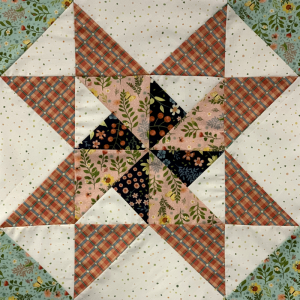 "Stars & Pinwheels" Quilt Block made by Jean G.