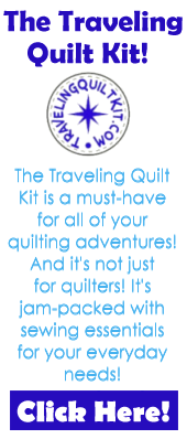 The Traveling Quilt Kit is a must-have for all of your quilting adventures!