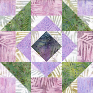 Aunt Dinah's Quilt Block is a Free Pattern for a 13" quilt block at BOMquilts.com! It's a quilt block that's a part of the 2022 "Majestic Beauty" BOM Quilt!