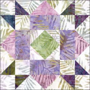 Morning Glory Quilt Block is a Free Pattern for a 13" quilt block at BOMquilts.com! It's a quilt block that's a part of the 2022 "Majestic Beauty" BOM Quilt!