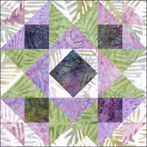 Peaceful Quilt Block is a Free Pattern for a 13" quilt block at BOMquilts.com! It's a quilt block that's a part of the 2022 "Majestic Beauty" BOM Quilt!