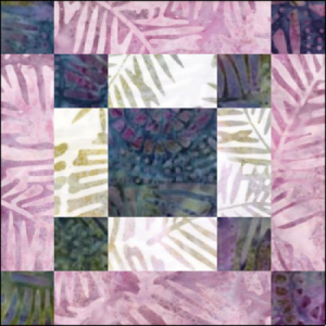 Single Irish Chain Quilt Block is a Free Pattern for a 13" quilt block at BOMquilts.com! It's a quilt block that's a part of the 2022 "Majestic Beauty" BOM Quilt!