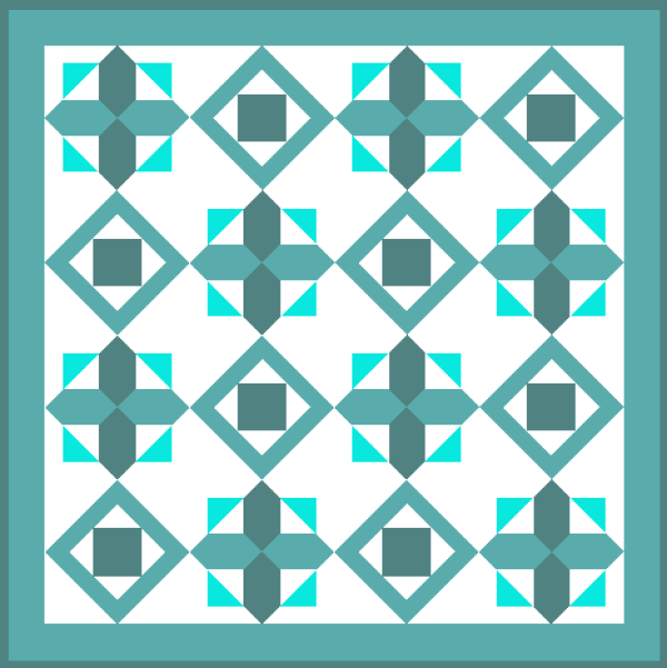 "Empirical Quilt" is a "Free Christmas in July 2022" Pattern designed by TK Harrison from BOMquilts.com!