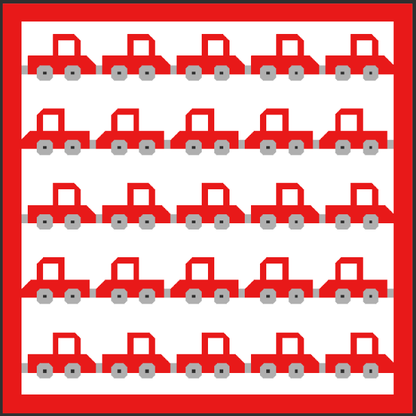 "Little Red Truck Lap Quilt" is a "Free Christmas in July 2022" Pattern designed by TK Harrison from BOMquilts.com!