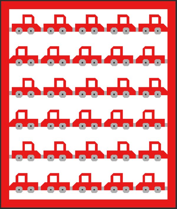 "Little Red Truck Quilt" is a "Free Christmas in July 2022" Pattern designed by TK Harrison from BOMquilts.com!