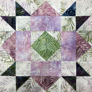 "Morning Glory Quilt Block" of my 2022 "Majestic Beauty" BOM Quilt!