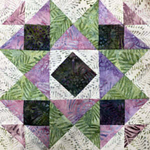 "Peaceful Quilt Block" of my 2022 "Majestic Beauty" BOM Quilt!