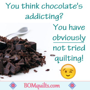 BOMquilts.com's Meme: It just depends on what kind of chocolate we're talking about!