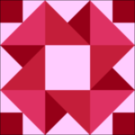 Strawberry Smoothie Quilt Block is a Free Pattern for a 12" quilt block at QuiltTherapy.com!