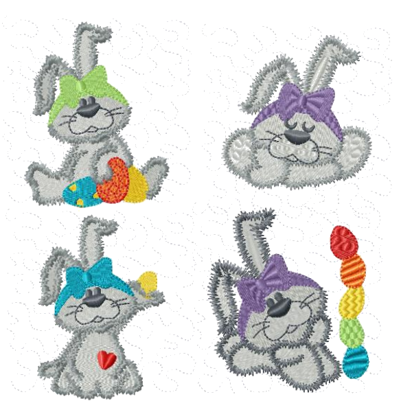 "Easter Gift Basket" is a Free Easter Machine Embroidery Design from Kreative Kiwi!