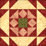 Mrs. Brown's Choice Quilt Block is a Free Pattern for an 15" finished quilt block at BOMquilts.com! It's a quilt block that's a part of the 2023 "Everything is Coming up Roses" BOM Quilt!