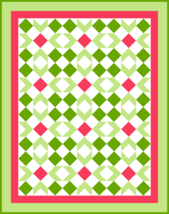 The "Christmas Bells Lap Quilt" is a traditionally pieced free quilt pattern! n the "Christmas in July 2023" that is a part of the free "Christmas in July 2023" lap quilt patterns! Designed by TK Harrison - Owner of BOMquilts.com!