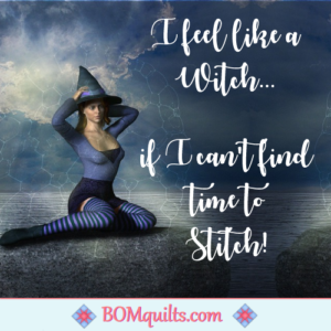 BOMquilts.com's Meme: Witches aren't just for Halloween!