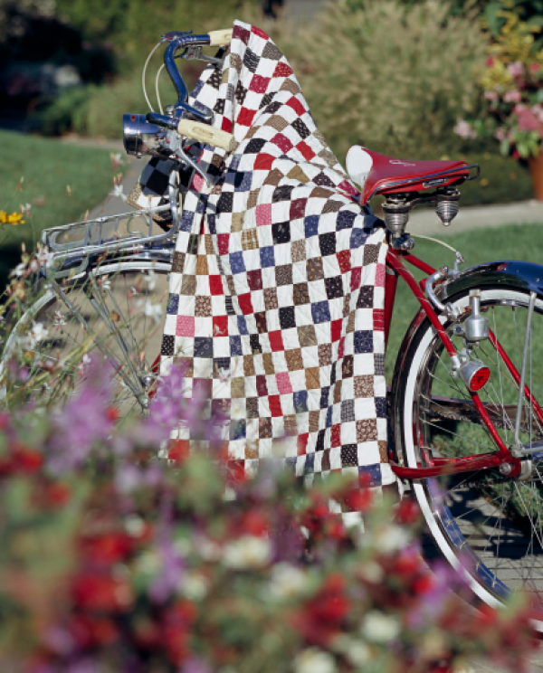 “Checkerboard” is a Free Nine-Patch Quilt Pattern designed by Julie Hendricksen from American Patchwork & Quilting!