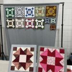 One set of "Quilted Kitchen Sampler" BOM quilt blocks made by a member of the Huntington Quilt Guild! The "Quilted Kitchen Sampler" BOM quilt was designed by TK Harrison, owner of BOMquilts.com!