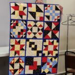 Glenda from the Country Quilters Quilt Guild sewed my "Quilted Kitchen Sampler" BOM quilt together! Designed by TK Harrison for BOMquilts.com!