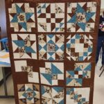 Kathy from the Country Quilters Quilt Guild sewed my "Quilted Kitchen Sampler" BOM quilt together! Designed by TK Harrison for BOMquilts.com!