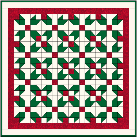 "Holly Berries" by BOMquilts.com