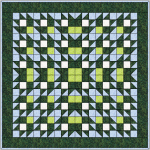 "Family Gathering Signature Quilt" by BOMquilts.com