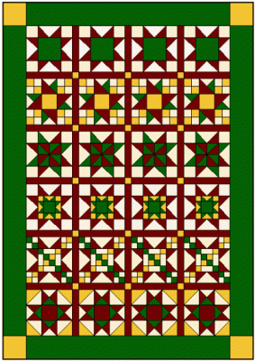 Quilt Therapy Countdown to Christmas 2010 BOM Quilt