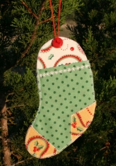 Gift Card (or Money) Holder Quilted Project - Stocking