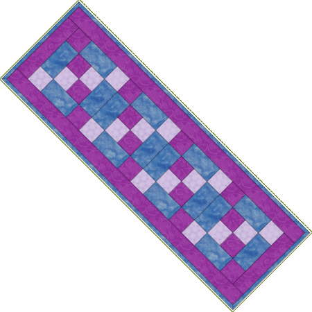 Easy Table Runner #4 from BOMquilts.com