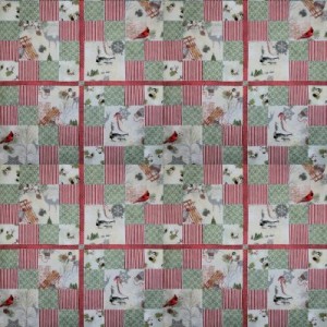 CelebrateWinterBirds-LapQuilt-49square