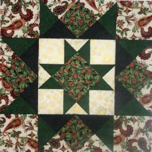 Festive Stars Christmas in July Free Pattern #3 from BOMquilts.com!