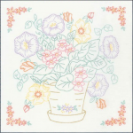 Panel Quilt Block for "Windowsill Wonders" 2018 Row of the Month Quilt
