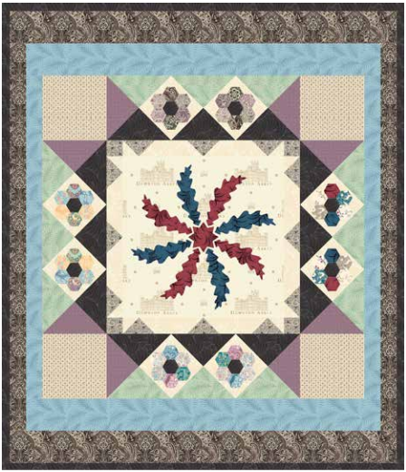 “Birds of a Feather” Free Appliqué Quilt Pattern designed by Lucy Fazely from Andover Quilts