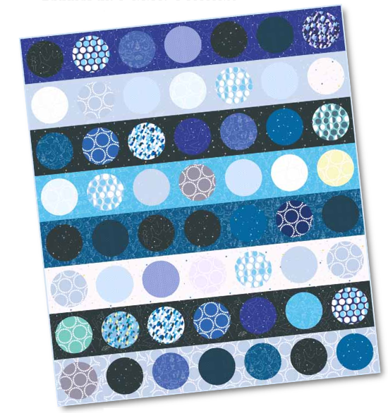 “Constellations” Free Appliqué Quilt Pattern designed by Lizzy House from Andover Quilts