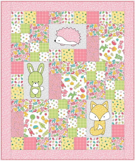 “Babe in the Woods” Free Pattern designed by Rachel Shelburne from Maywood Studio