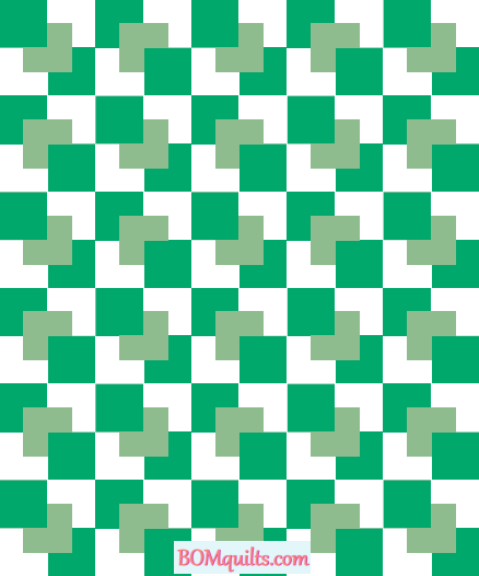 "Road to Grandma's House Lap Quilt" a Free "Christmas in July" Quilted Pattern. Designed by TK Harrison, Owner of BOMquilts.com!