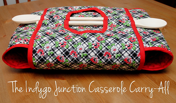 “Casserole Carry-All” Free Quilted Gift Idea Pattern designed by Bonnie from Hem Me In