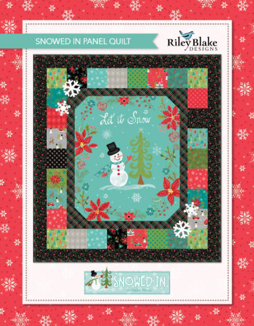 “Snowed In” is a Free Christmas Quilt Pattern designed & from Riley Blake Designs